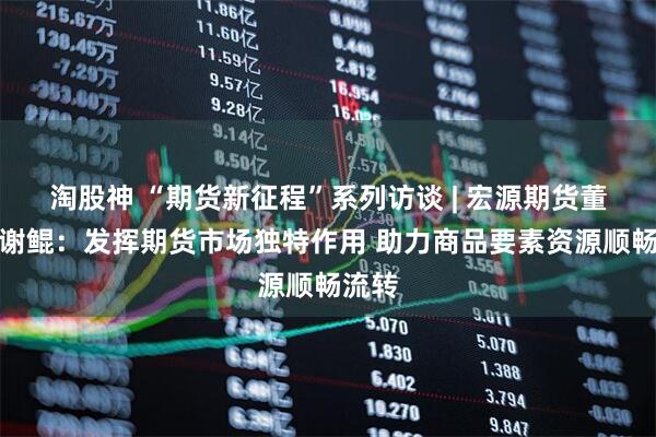 淘股神 “期货新征程”系列访谈 | 宏源期货董事长谢鲲：发挥期货市场独特作用 助力商品要素资源顺畅流转